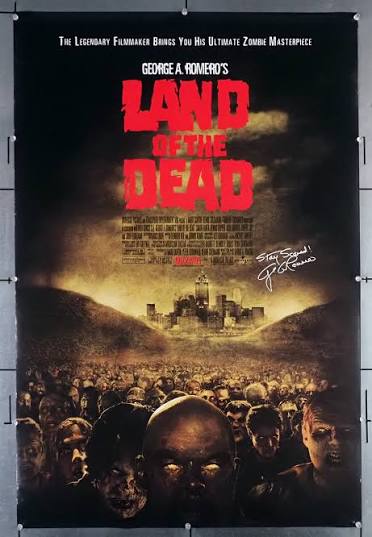 Original Land Of The Dead (2005) movie poster in c8 condition for $35.00