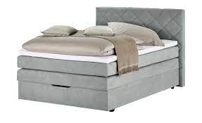 Bettkasten ist größer als ich dachte. Boxspringbett Princess 120x200 Cm Grau Hoffner
