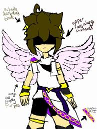 Oc Reference Sheet Unique Kid Icarus Uprising Oc In 2020 Baby Girl Invitations Reference Unique Kids