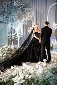 Black lace mermaid gothic wedding dress. Christine S Galia Lahav Wedding Dress On Selling Sunset Popsugar Fashion