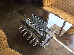 Vintage home decor engine coffee table engine block table garage decor traditional interior jaguar v12 coffee table » funny, bizarre, amazing pictures & videos. Show Off Your Passion For Sportscars With This Engine Coffee Table