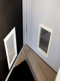 combo timber flyscreen dog door dog door door design pet doors