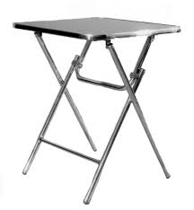 Aluminium Top Holographic Pattern Kids Folding Table Modern Table Design Modern Rustic Furniture Kids Folding Table