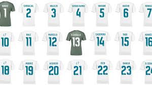 Customize your own authentic shirt today. Real Madrid Players And Their Jersey Numbers Off 61 Www Develo Com Br