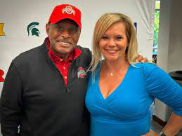 Hanging out with the legend Archie Griffin at the We Give Blood Drive!