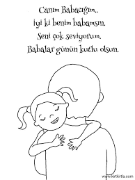 Babalar Gunu Boyama Sayfasi Ornekleri Babalar Gunu Elisi Babalar Gunu Babalar