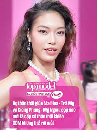 Thần thái của Mai Hoa và Trà My trong VNTM 2025