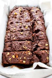 Vegan Chocolate Banana Nut Bread Gluten Free One Bowl 1 2 Gluten Free Banana Bread Banana Nut Bread Healthy Chocolate Desserts