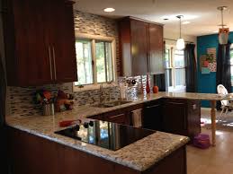 Ashen White Granite Allen Roth Glacier White Backsplash Aristocraft Cabinetry Tile Flooring An Kitchen Remodel White Backsplash Quartz Kitchen Countertops