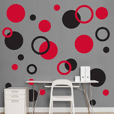 Black And White Accent Wall Dots Polka Dots Basic Shapes Home Decor Graphics Polka Dot Wall Decals Polka Dot Walls Polka Dot Room