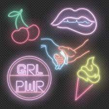 Girly Neon Signs Girl Neons Girl Power Png Transparent Clipart Image And Psd File For Free Download Neon Signs Neon Signs Quotes Neon Symbol
