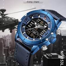 Browse through a large collection of naviforce men's watches at the best prices online in nigeria. Naviforce Nf9153l Fashion Dual Display Wristwatch Leather Strap Luxury Military Sport Quatz Watches Buy From 24 On Joom E Commerce Platform
