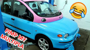 Nazwa multipla nawiązuje do produkowanego w latach 50. Pimp My Fiat Multipla Teil 2 Youtube
