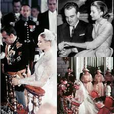 Prince rainier, with his daughter princess caroline and his son prince albert, walks behind the coffin of his wife at the funeral of princess grace. Grace Kelly Wedding Pictures Popsugar Love Sex