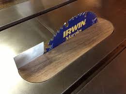 Diy Zero Clearanace Throat Plate Riving Knife Slot For Dewalt 744xrs By 5x10 Lumberjocks Com Woodworking Co Diy Table Saw Diy General Table Saw Station