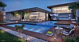 Pool House Outdoor Room Swimming Pool Landscape Design Swimming Pool Design Poollandscapingideas Dream House Exterior Architecture House Exterior