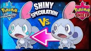 Shiny pokémon are an extremely rare breed — the odds of finding one in battle are ridiculously low, and that trend continues in pokémon sword & shield. Pokemon Sword Shield Shiny Speculation The Starters Shiny Grookey Scorbunny And Sobble