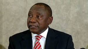 President Cyril Ramaphosa says...