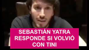 Había pasado el verano, el mismo que pasaron juntos, y en familia, entre punta del este y. Sebastian Yatra Respondio Si Volvio Con Tini Estan Juntos De Nuevo Esta Con Danna Paola Youtube