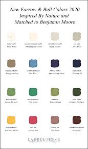 New Farrow Ball Colors 2020 Inspired By Nature In 2020 Farrow Ball Farrow And Ball Paint Benjamin Moore Colors