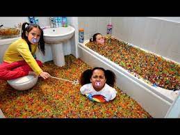 Bad baby messy orbeez bath party spa explosion!! 15 Best Tiana Ideas Tiana Youtube Food Fight