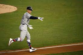 Aaron Judge Homers As American League Wins The All Star Game Pinstripe Alley Mlb Baseball Players Yankees Baseball Yankees Fan