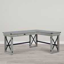 Ameriwood Wildwood Rustic White L Shaped Desk With Lift Top 9552296com The Home Depot L Shaped Desk White L Shaped Desk Rustic White