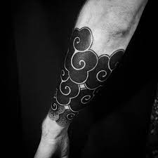 45 Anime Tattoo Designs And Ideas Tats N Rings Cloud Tattoo Pattern Tattoo Tattoos