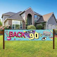 This diy boombox centerpiece, and 80s or 90s party decorations are the coolest, and are going to look super cool at your next 80s, 90s, or. Buy 90s Theme Party Banner Hip Hop Graffiti Back To 90 S Party Decorations Fabric Wall Table Yard Indoor Outdoor Decorations Photo Booth Props Green Online In Vietnam B0963c7lh6