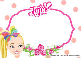 I had so much fun at universal orlando resort thank you so much for the best day ever. 13 Free Jojo Siwa Invitation Templates Free Printable Birthday Invitation Templates Bagvania