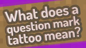 We did not find results for: What Does A Question Mark Tattoo Mean Youtube