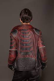 Ruby Red Leather Jacket Red Leather Luxury Wear Leather Jacket
