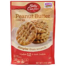 Betty Crocker Peanut Butter Cookie Mix 7 2 Oz Packs Peanut Butter Cookie Recipe Peanut Butter Cookies Betty Crocker Peanut Butter Cookies