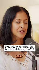 Ami says cupcakes are overrated 🧁 and should be eaten with a knife and  fork to avoid the mess. Gemma? She says just bite it — that’s the fun of  it!, Which side are you on: Team Fork & Knife 🍴 or Team ...