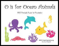 A small tropical fish of the indian and pacific oceans, with orange and white stripes. O Is For Ocean Animals Letter O Printables Letter O Activities Preschool Letters Ocean Theme Preschool