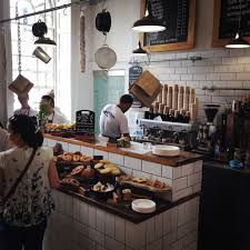 Tom S Deli At Somerset House London Rb Cafe Deli Tomaikens Cafe Interior Kitchen Interior Restaurant Interior Design