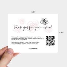 Printable Thank You For Your Order Cards Business Thank You Etsy In 2020 Business Thank You Cards Thank You Card Design Business Thank You