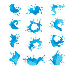 Water Splashes Vector Set Water Splash Vector Water Drawing Water Illustration It even has a video tutorial which you will enjoy if you are into the world of anime and cartoons. water splash vector