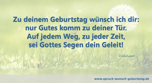 Segenswünsche Zum Geburtstag Mit Gottes Segen