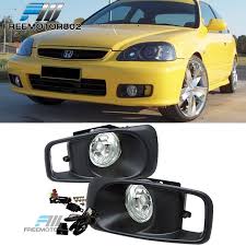 Parts like wire harness are shipped directly from. Honda Civic Lx Dx Ex Clear Lens Glass Fog Lights W Wiring Harness 96 97 98 Ek Car Truck Parts Car Truck Fog Driving Lights