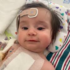 Louisa was diagnosed with a heart defect shortly after birth and was  admitted to our Cardiac Unit at just two days old. Under the care of Dr.  Shannon Nees, her family navigated