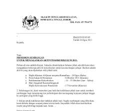 Dengan hormat, sehubungan dengan ulang tahun smk negeri 4 cirebon pada 30 juni 2018 kepada yth, pengurus osis smk negeri 6 pelangi di tempat. Surat Rasmi Permohonan Kunjungan Hormat Viral Blog H