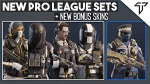 Download the app for free & includes lol champion's new skin with vfx effects in gameplay. New Pro League Sets To Come For Y4s3 Bonus Skin Leaks Rainbow Six Siege Leaks Youtube