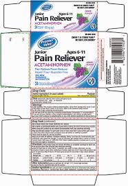 Junior Acetaminophen Ages 6 11 Tablet Orally