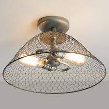 Home hardware's got you covered. Rustic Chicken Wire Dome Ceiling Light Ceiling Lights Farmhouse Dining Room Lighting Rustic Ceiling Lights
