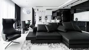 Apartment Black And White Theme House Stunning Black And White Apartment In Moscow White Interior Design White Interior Black And White Interior