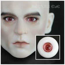 ドール用グラスアイ eye 小さい虹彩 レッドピンク系 red pink SP-A06 12mm/14mm/16mmサイズ人形用  球体関節人形用/Dolly Planet