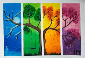 How to draw four seasons drawing | summer, winter, autumn & spring seasonsubscribe for more videos: Four Seasons Drawing By Sheenu Jain