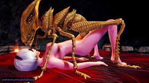 2B fucked by huge ant