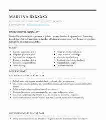 Top resume builder, build a free & perfect resume with ease. Dentist Receptionist Resume Example Receptionist Resumes Livecareer